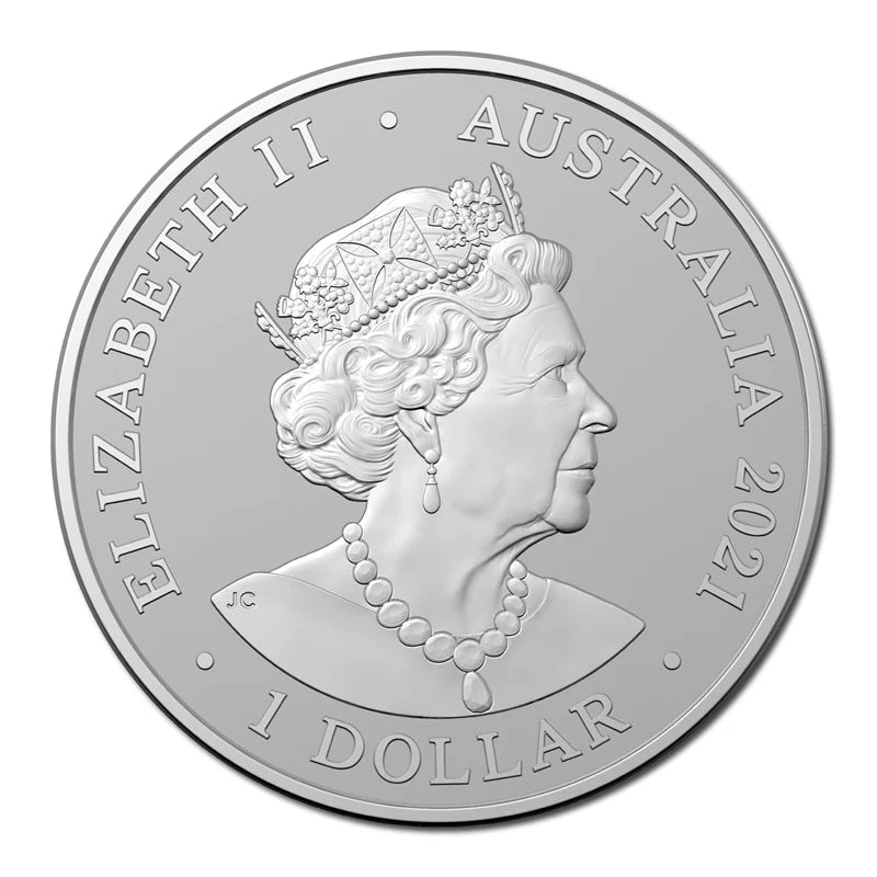 2021 RAM Star Dreaming The Shark in the Stars 1/2oz Silver colourd coin