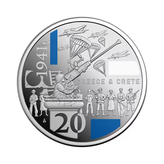 2026 RAM Service Amid Strife 1941 20c Silver Proof 3-Coin Set
