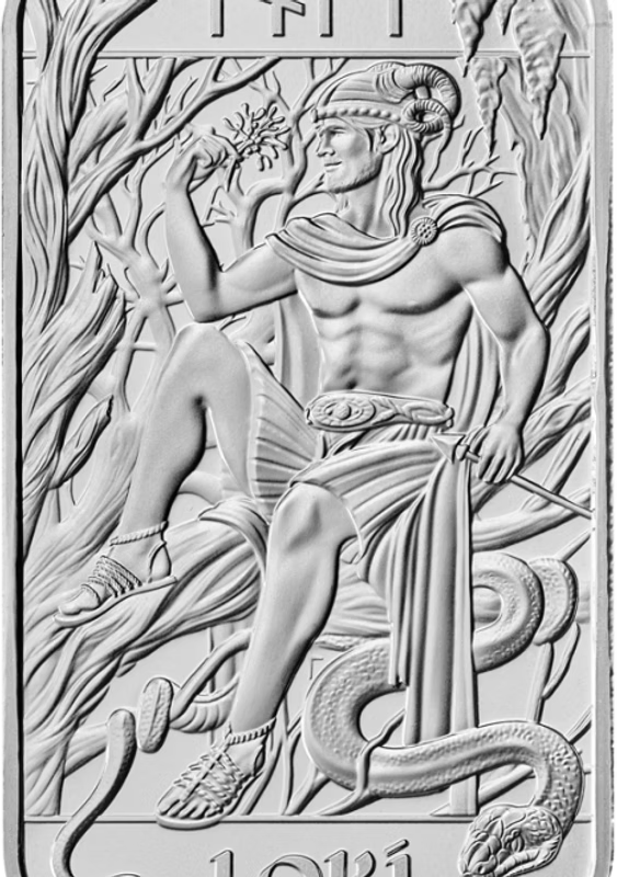 2025 The Royal Mint Norse Gods Loki 1oz Silver Bullion Bar