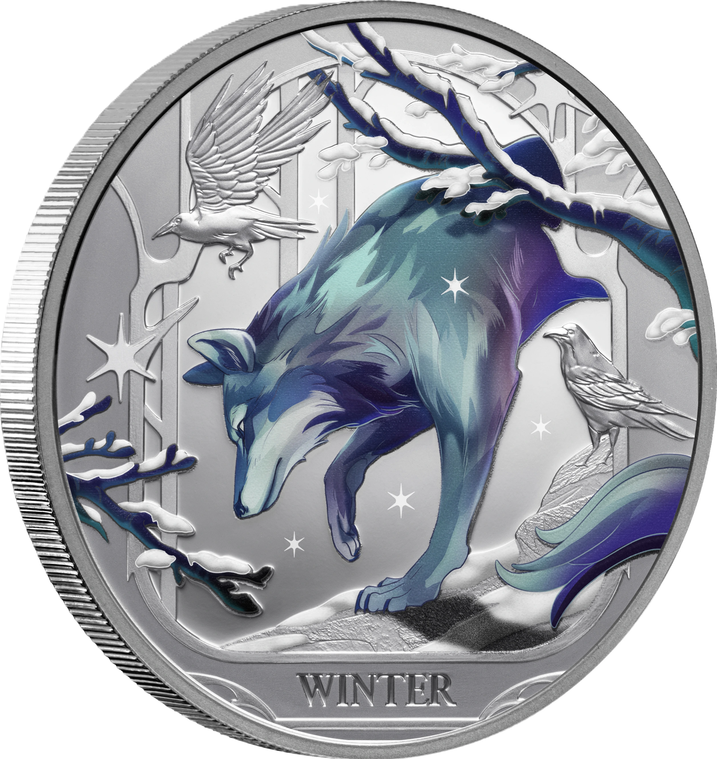 2025 Niue Seasons Winter – $1 1oz Silver Proof Coin
