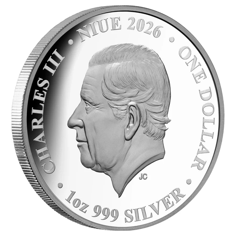 2026 Niue Sabre-Toothed Tiger 1oz Silver Proof Coin