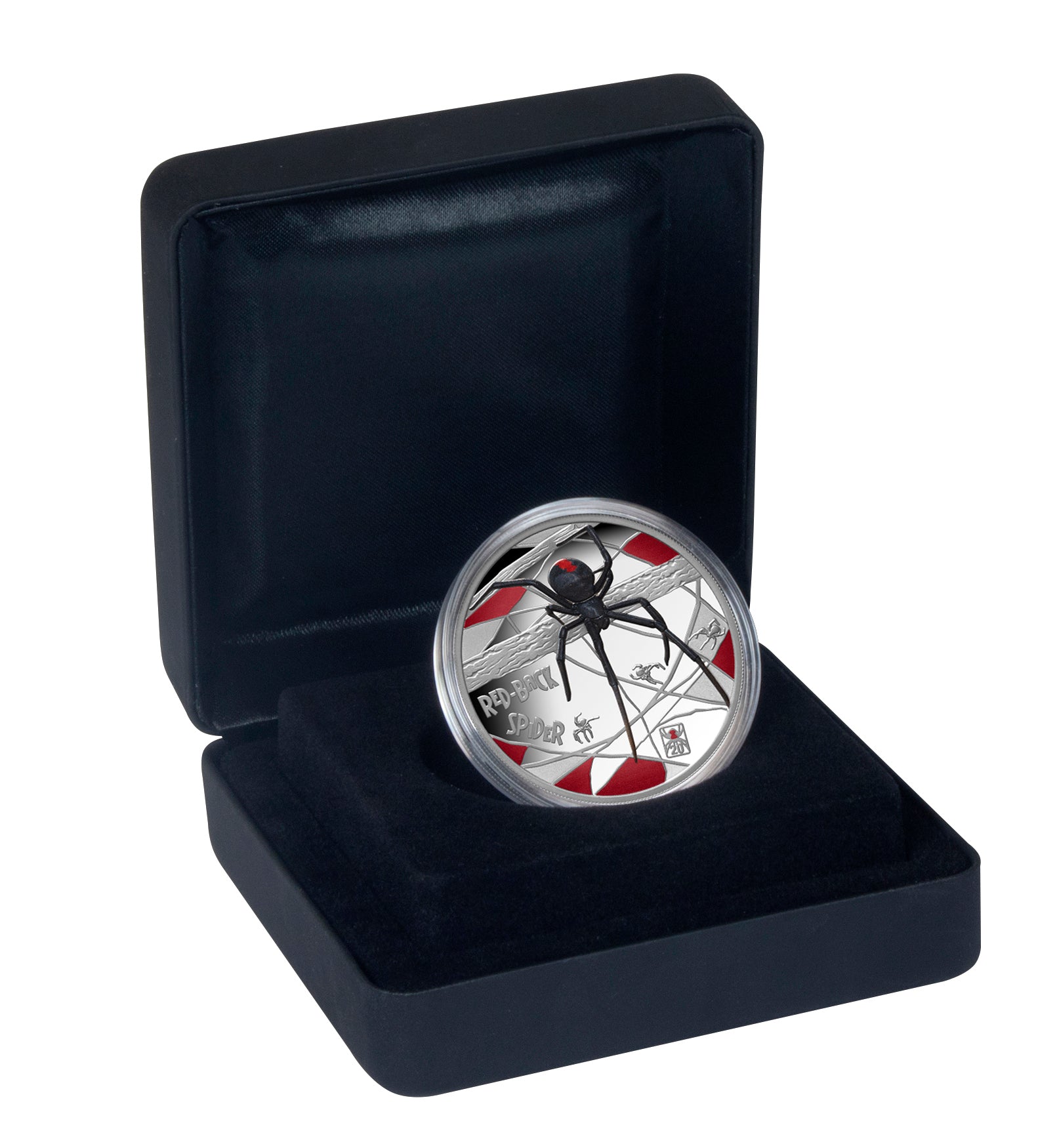 2026 Deadly & Dangerous Redback Spider 1oz Silver Proof Coin