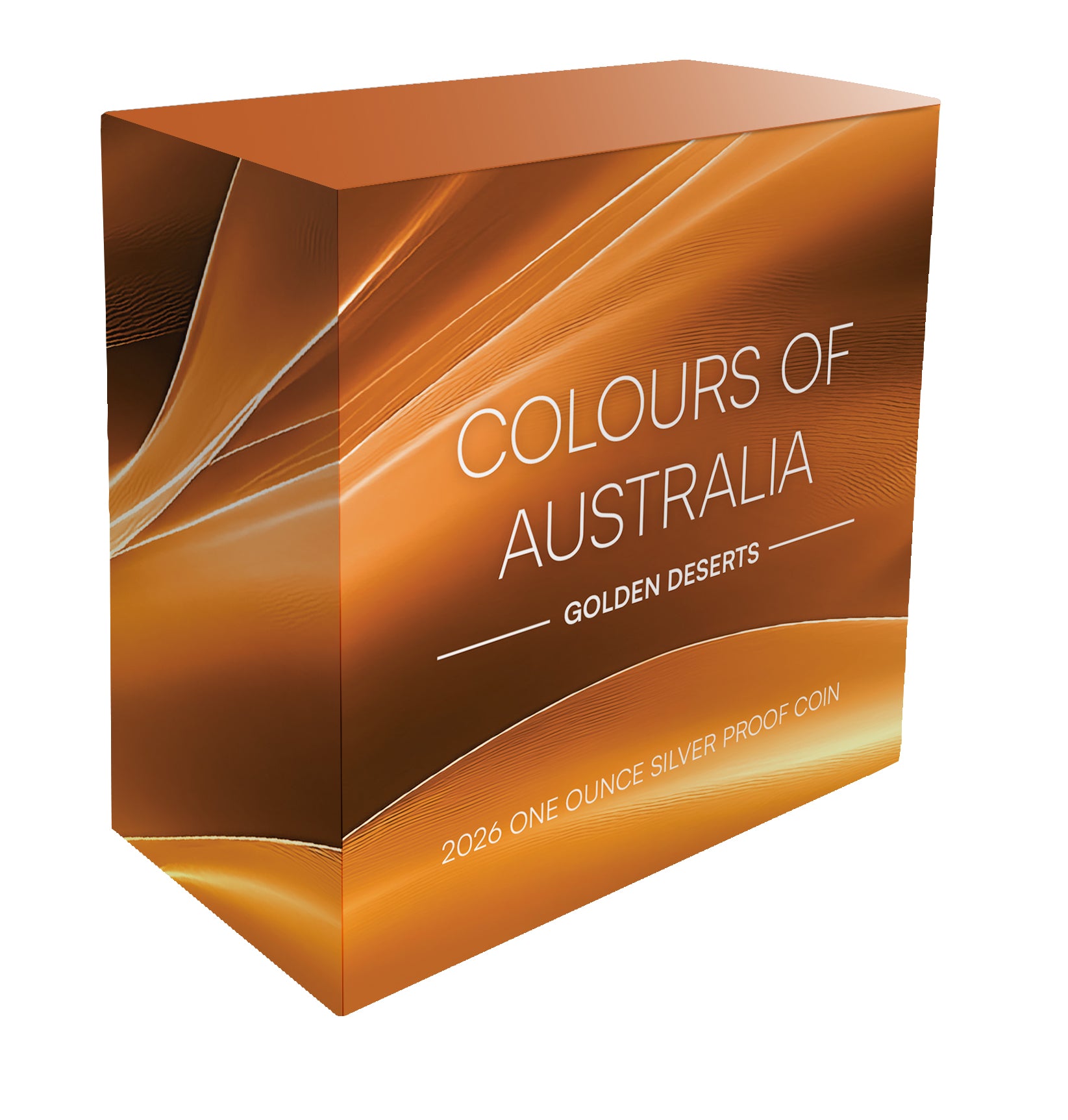 2026 Niue Colours of Australia Golden Deserts 1oz Silver Proof Coloured Coin
