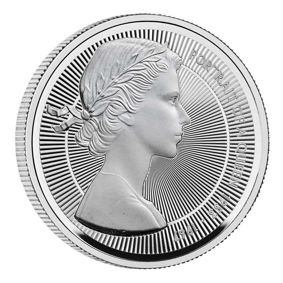 2026 Royal Mint Portraits of Queen Elizabeth II Mary Gillick £5 Silver Proof Coin