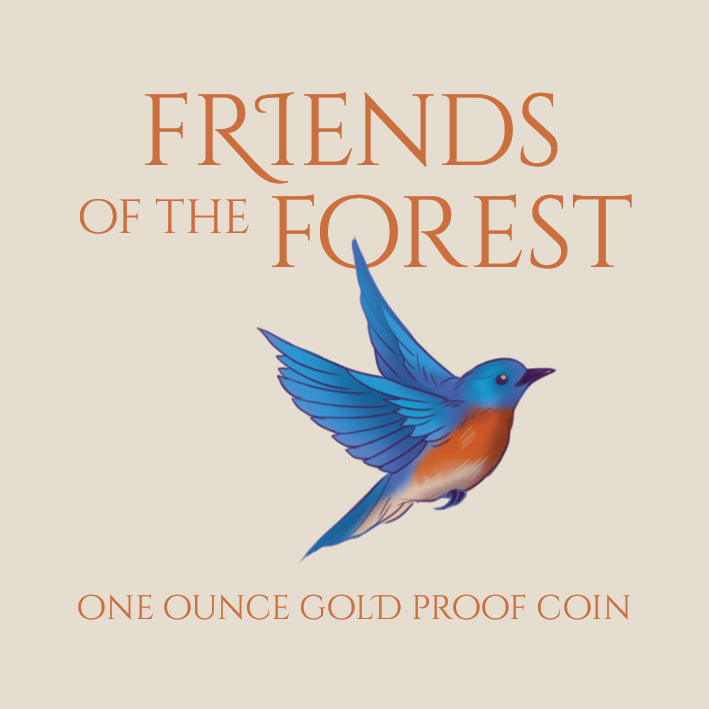 2026 Niue Friends of the Forest Fawn 1oz Gold Proof Coloured Coin