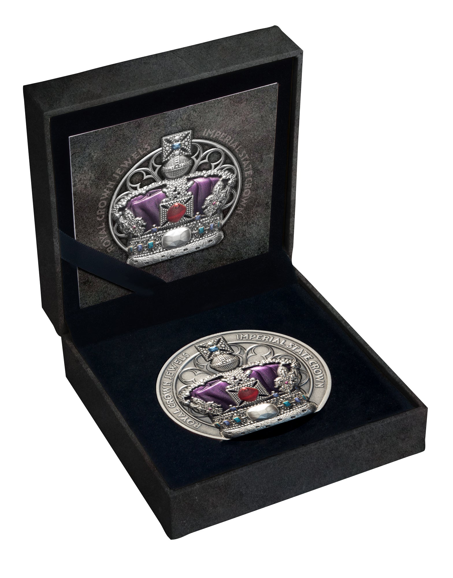 2026 Niue Imperial Crown 2oz Silver Antiqued Coin