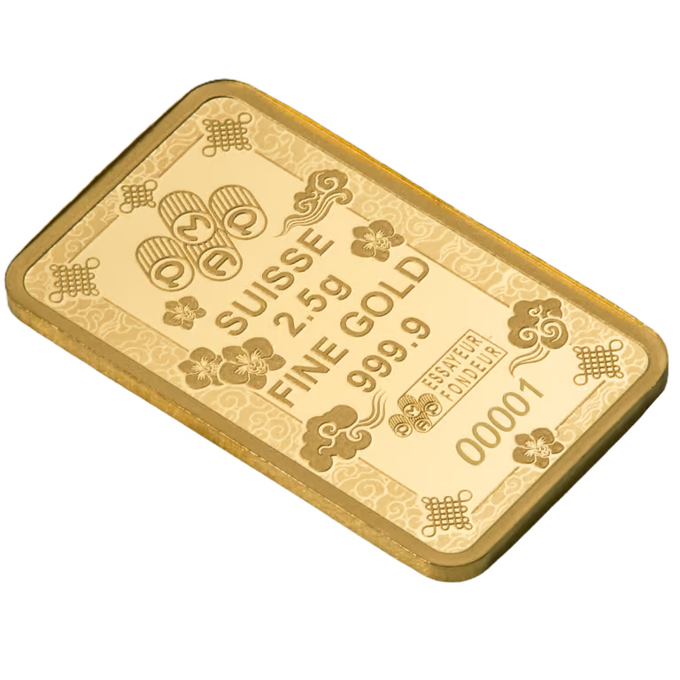 2026 PAMP Limited Edition Lucky Cat 2.5g Gold Bar #CG