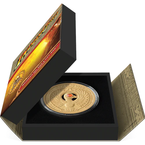 2023 Indiana Jones Raiders of the Lost Ark 1oz Silver Proof Gilded Coin
