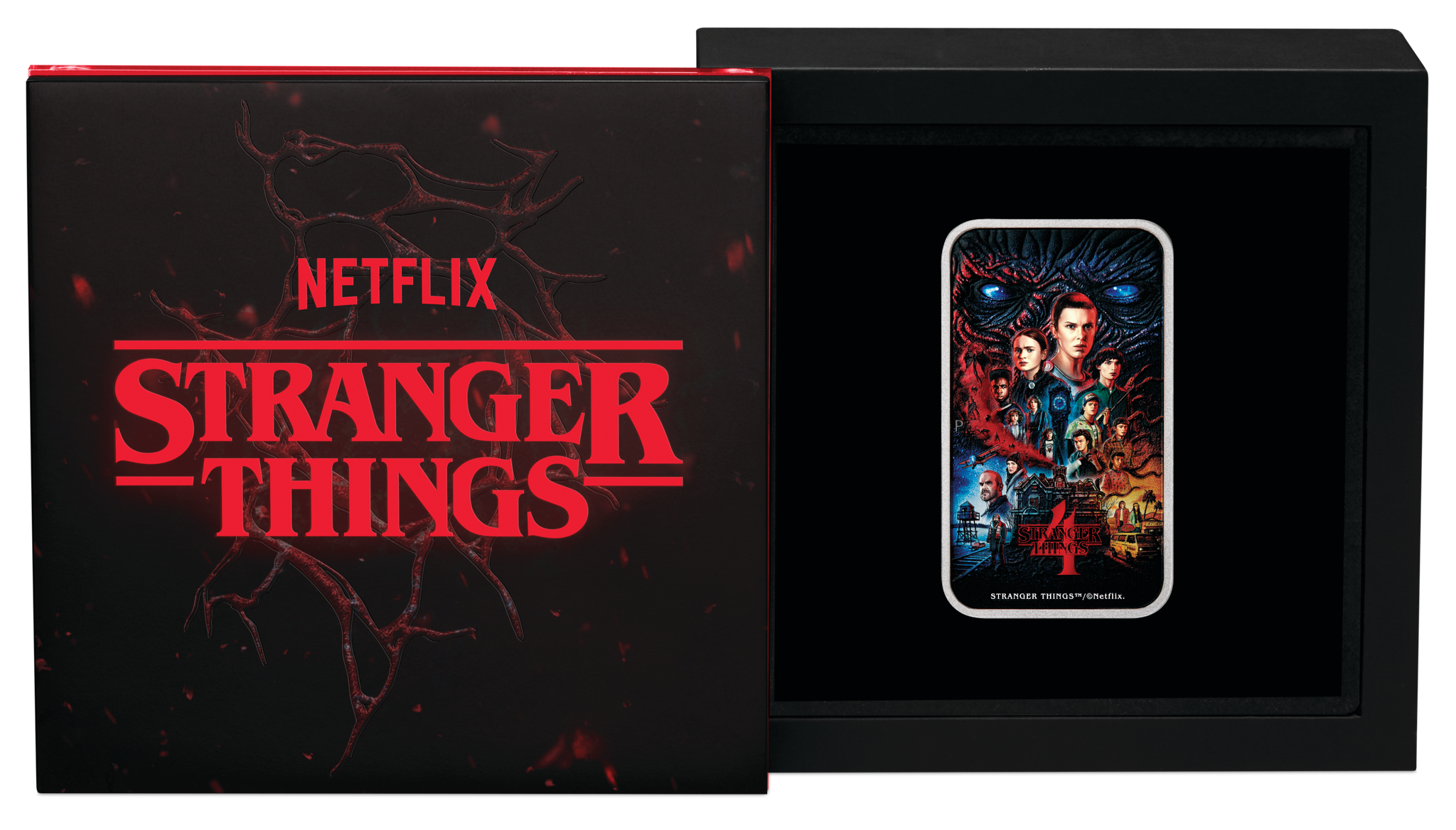 2026 Perth Mint Stranger Things Season 4 1oz Silver Coloured Rectangle Coin