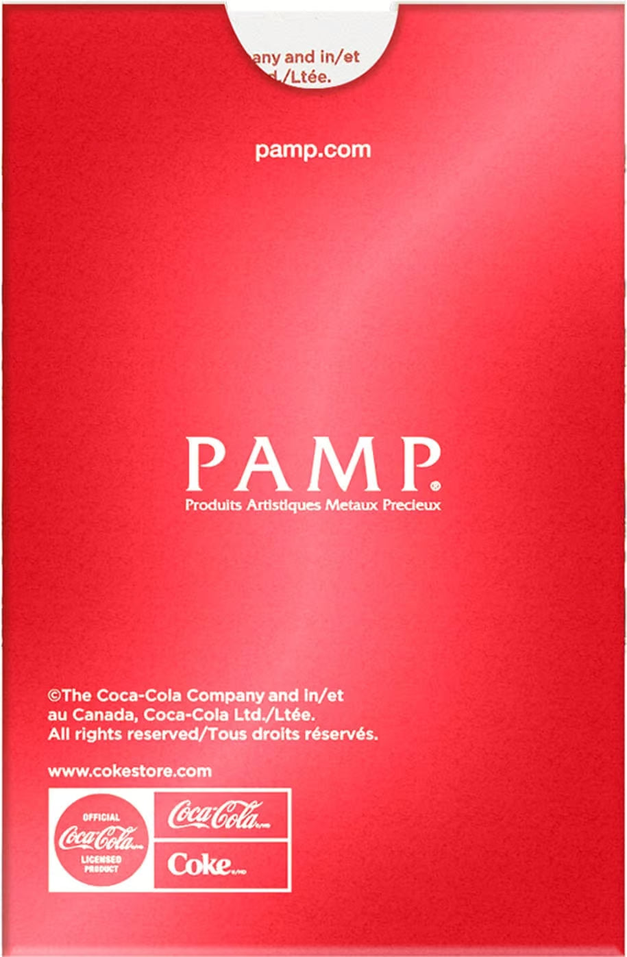 2026 PAMP Coca-Cola Valentine’s Love 1g Gold Bar