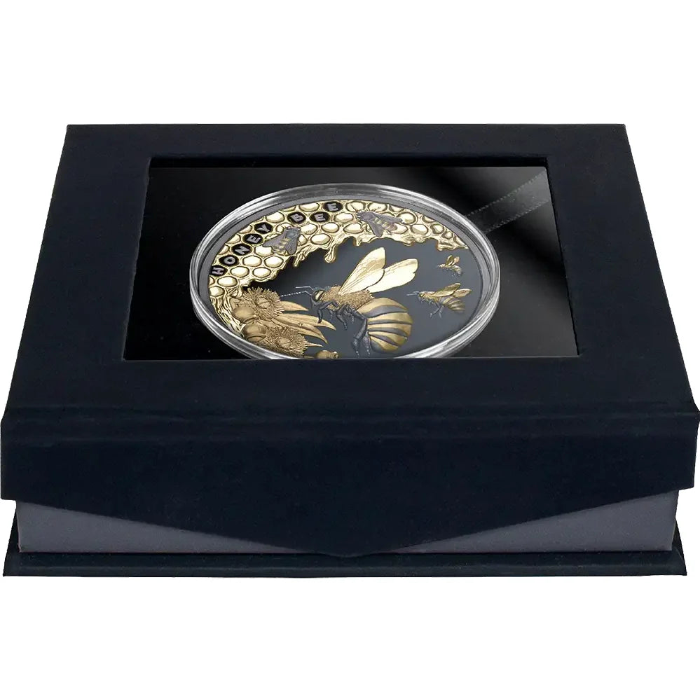 2025 Niue Honey Bee 1oz Silver Black Proof Coin
