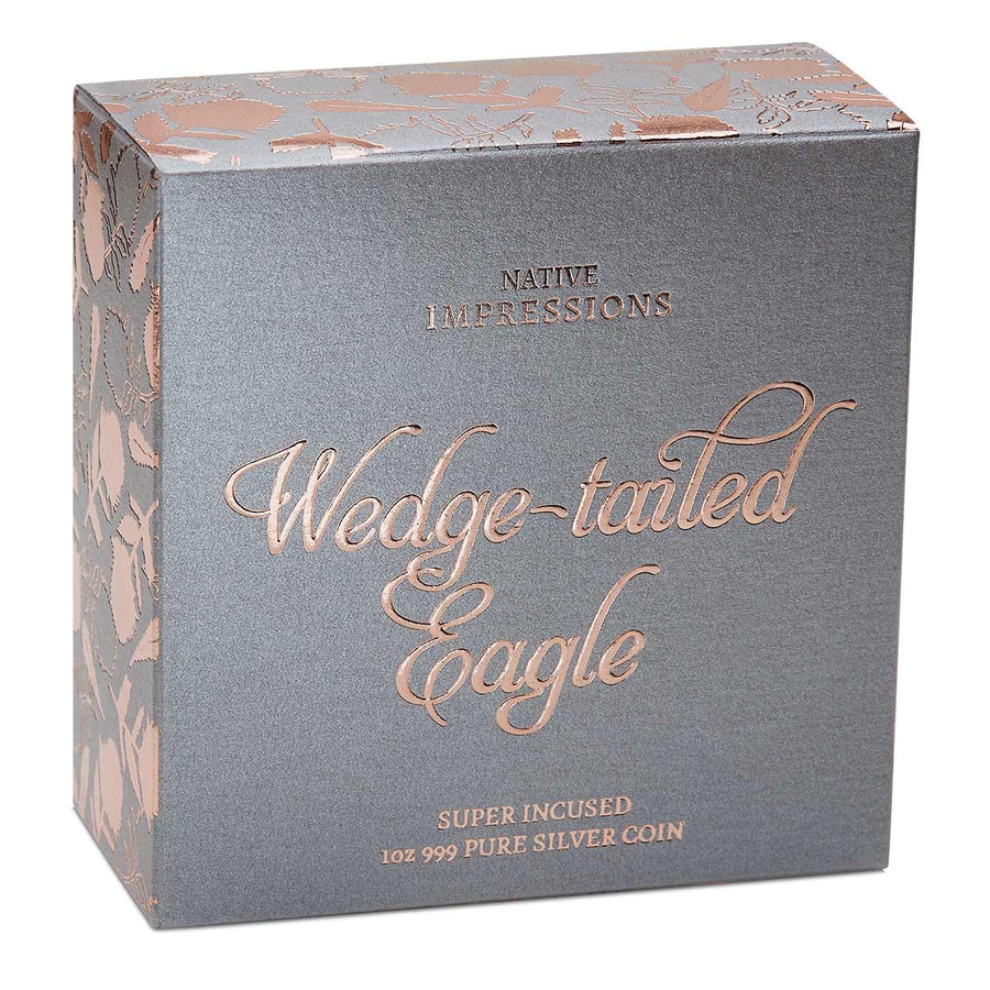 2026 Niue WedgeTailed Eagle Rose Gold-Plated 1oz Silver Proof Coin