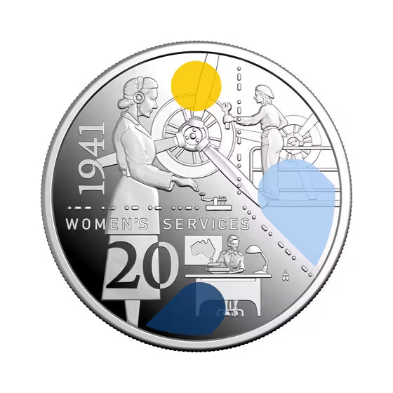 2026 RAM Service Amid Strife 1941 20c Silver Proof 3-Coin Set
