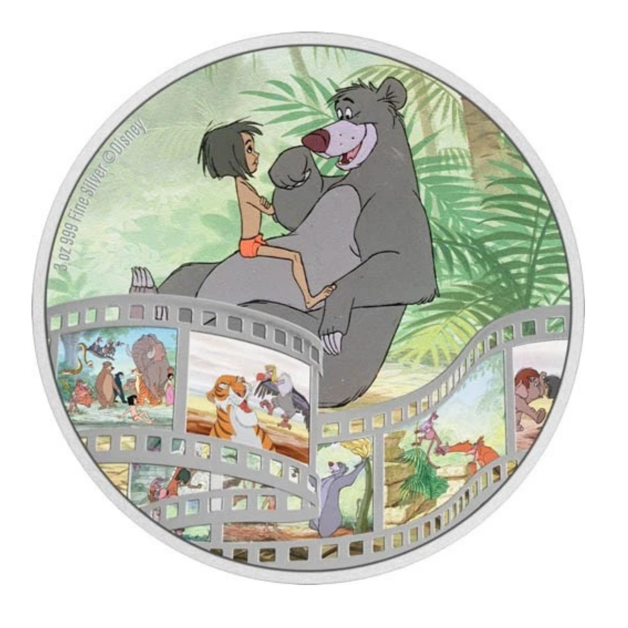 2022 New Zealand Mint Disney The Jungle Book 3oz Silver Proof Coloured Coin