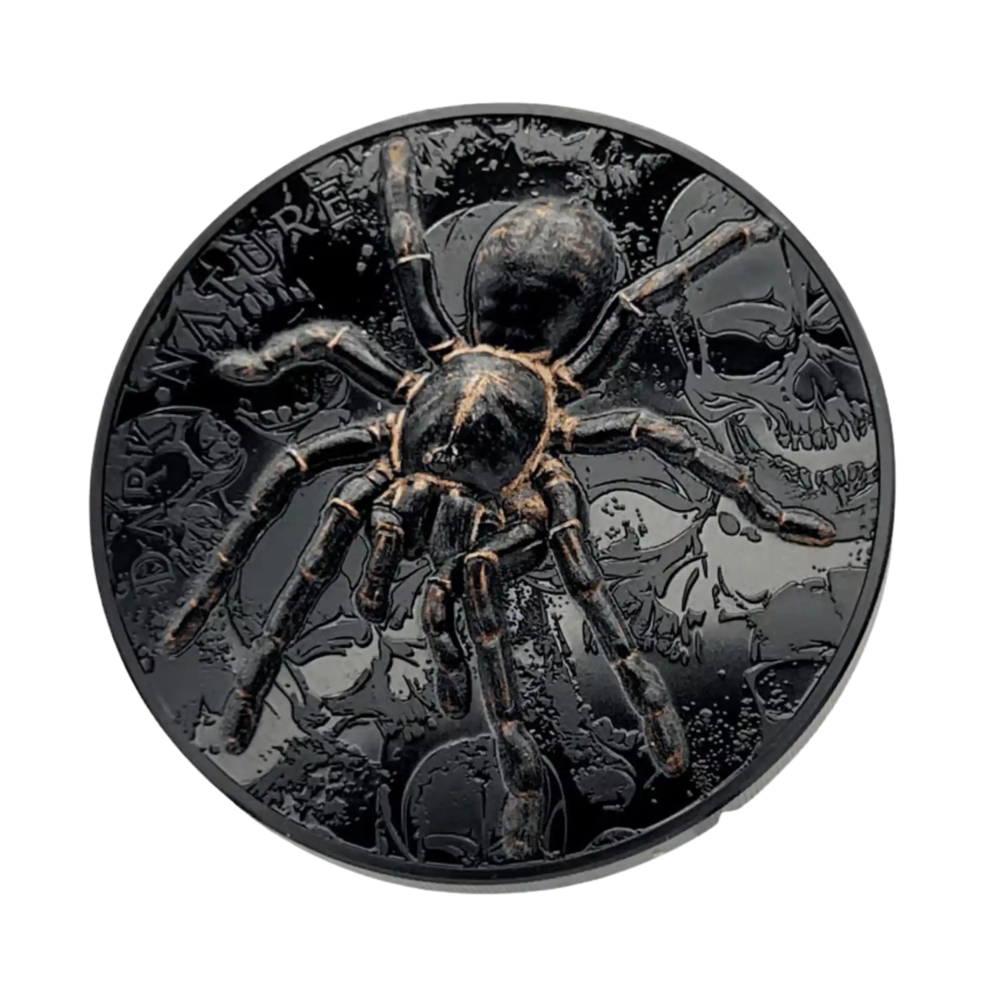 2023 Dark Nature Thai Black Tarantula 3oz Silver Ultra High Relief Coin