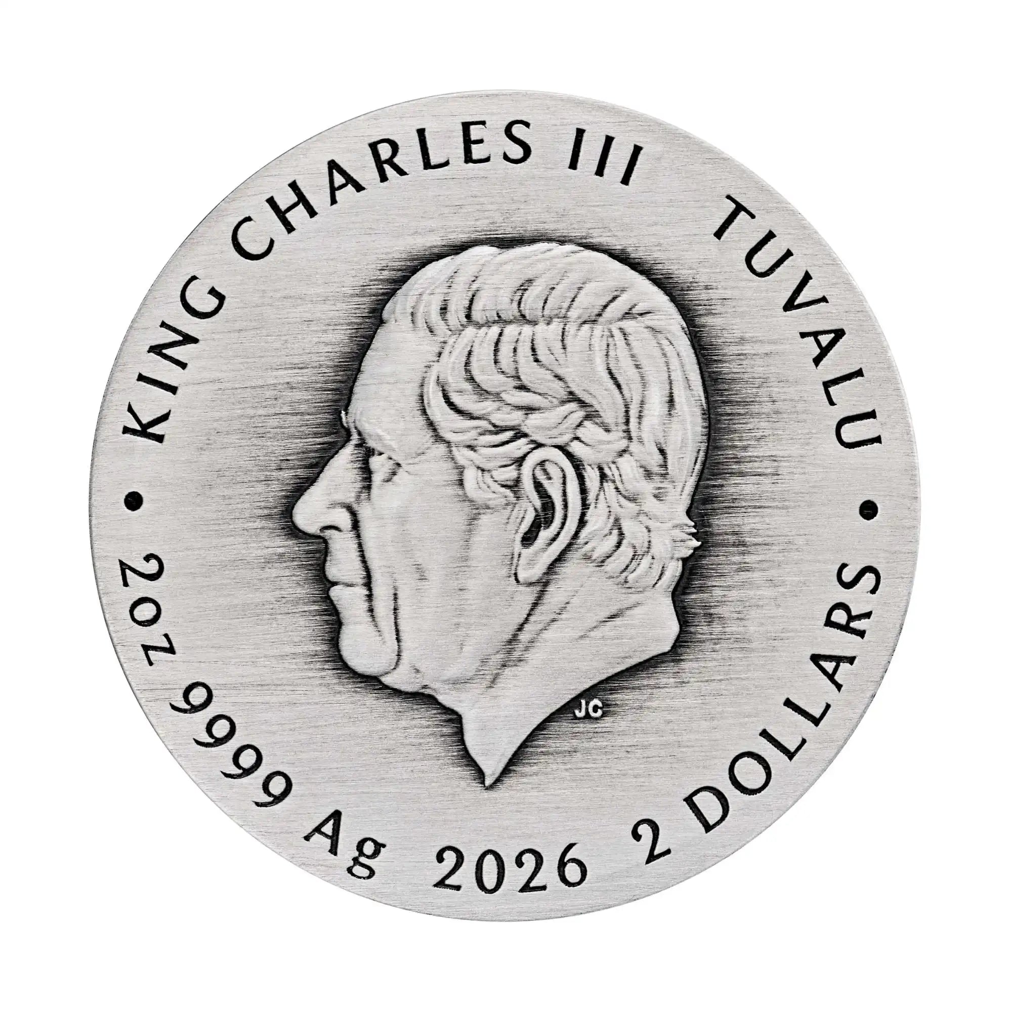 2026 Perth Mint DUNE 2oz Silver Antiqued Coloured Coin