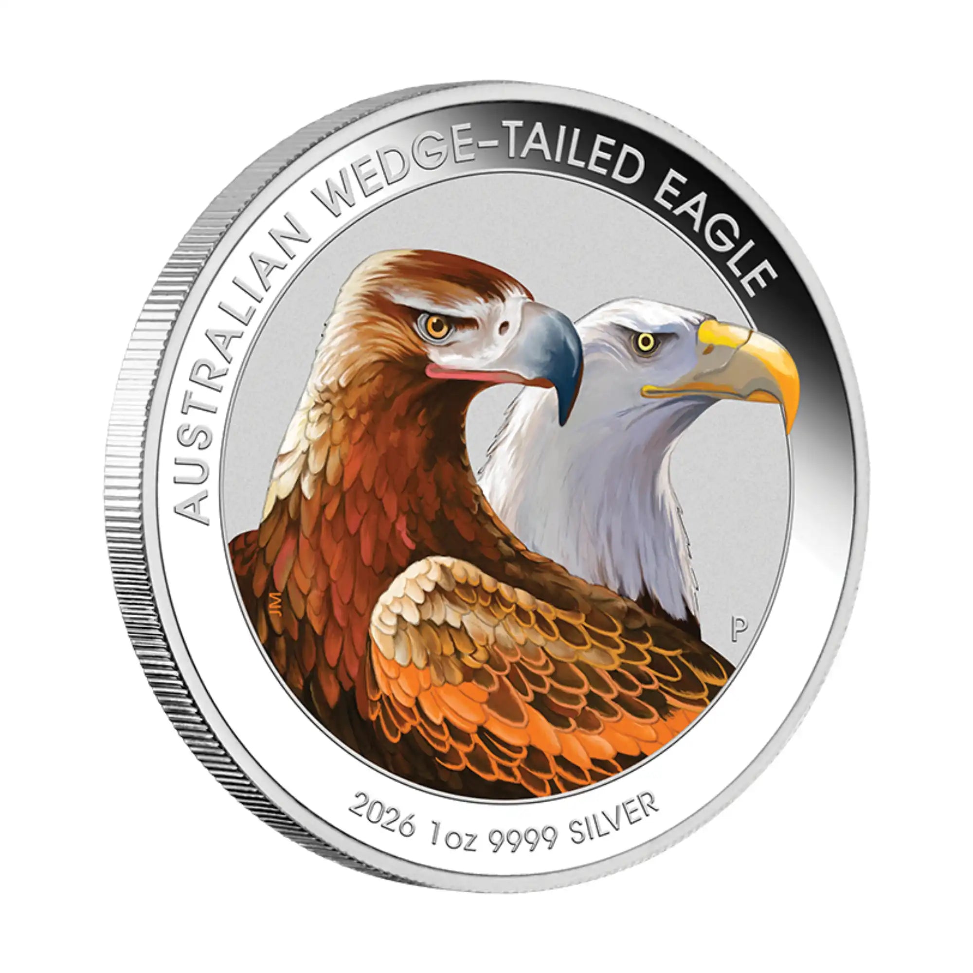 2026 Perth Mint Wedge-Tailed Eagle 1oz Silver Coloured Coin