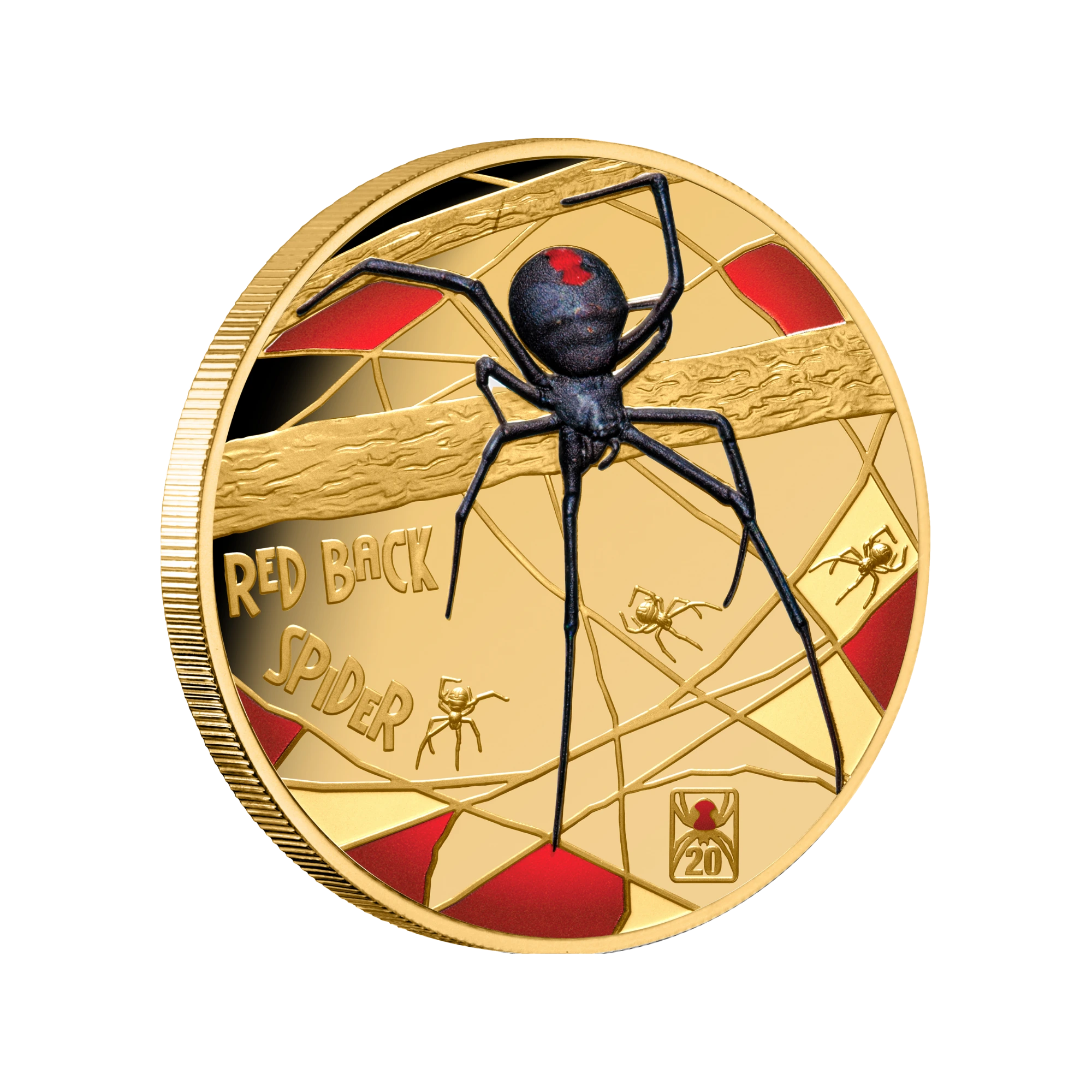 2026 Deadly & Dangerous Redback Spider 1oz Gold Proof Coin
