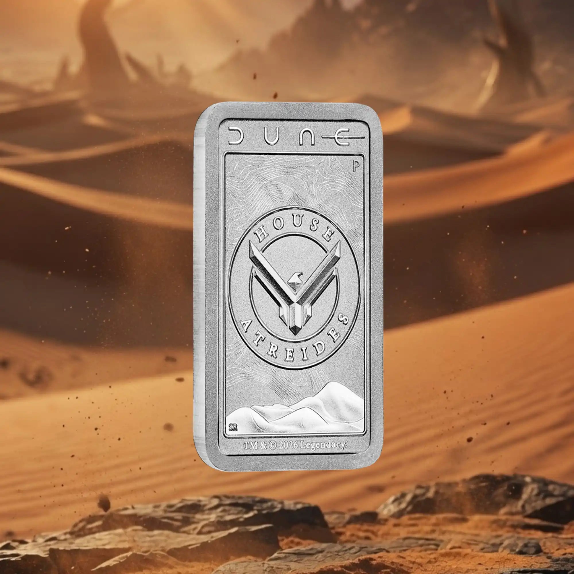 2026 Perth Mint Dune House Atreides 10g Silver Minted Bar