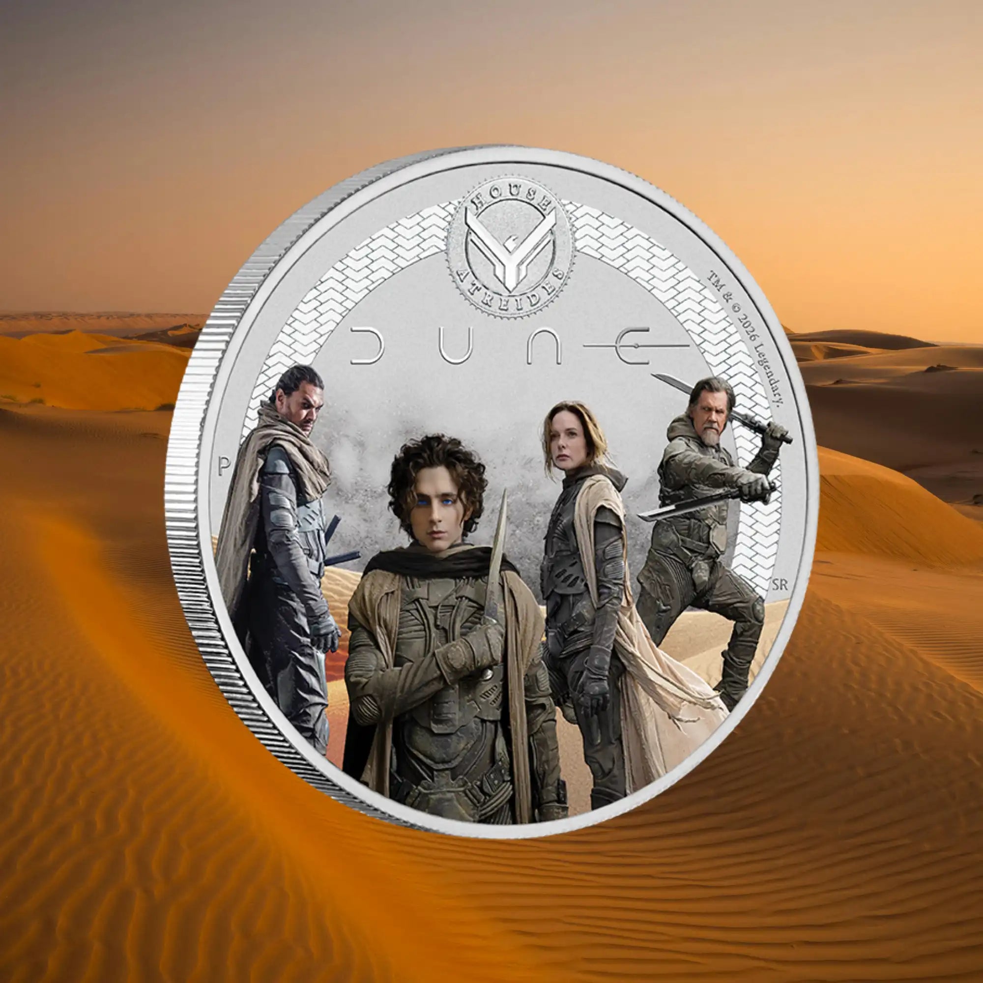 2026 Dune House Atreides 1/2oz Silver Coloured Coin