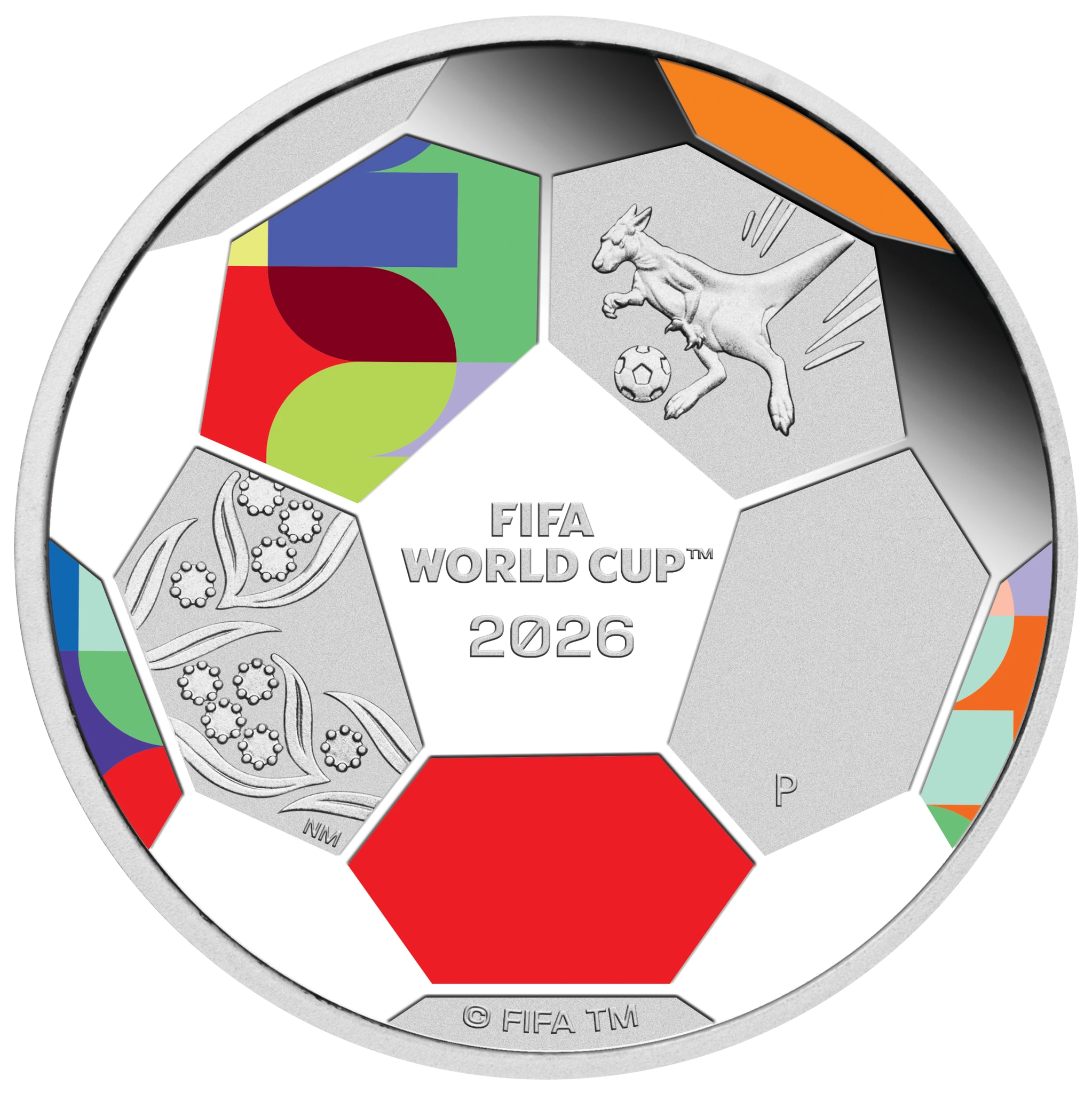 2026 Perth Mint FIFA World Cup 1/2oz Silver Proof Coloured Coin