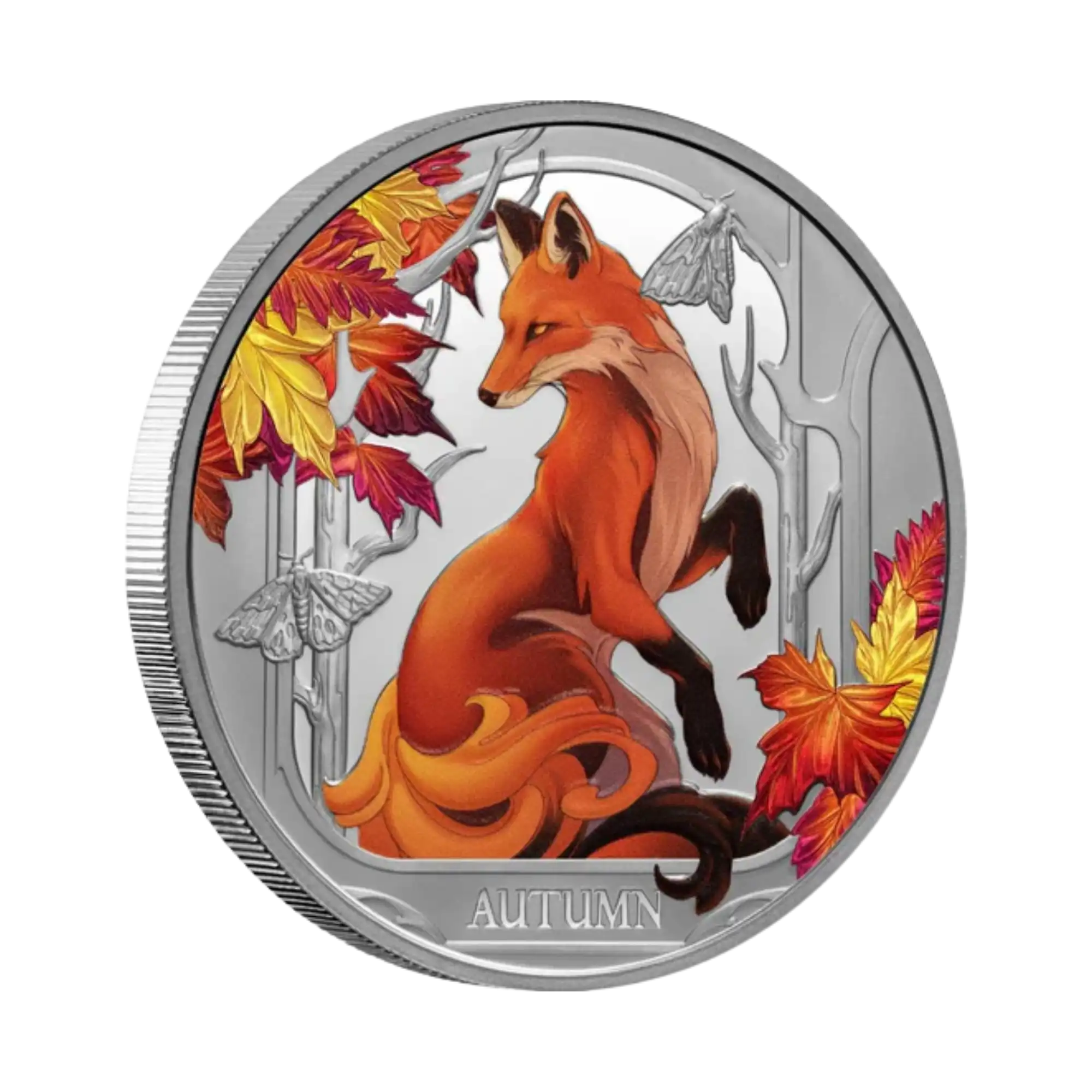 2024 Niue Seasons Autumn Red Fox 1oz Silver Proof Coin