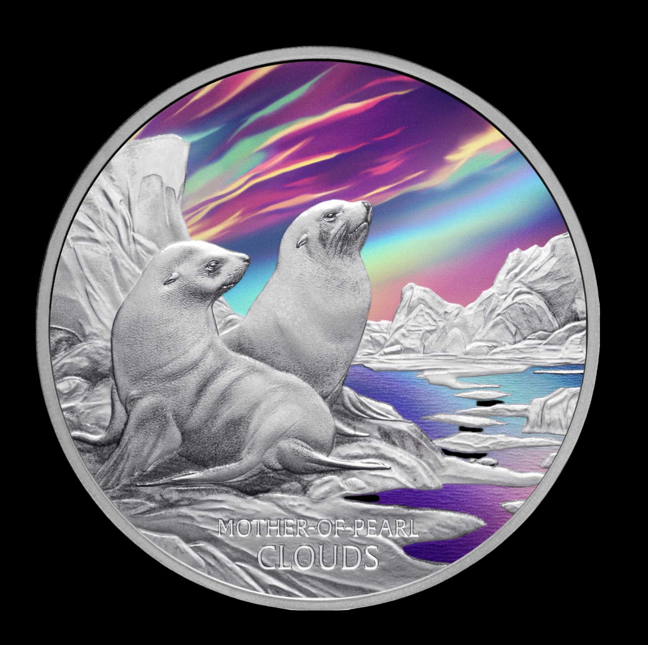 ๐ฅ๏ธ 2025 Perth Mint Mother-of-Pearl Clouds 1oz Silver Proof Coloured Coin