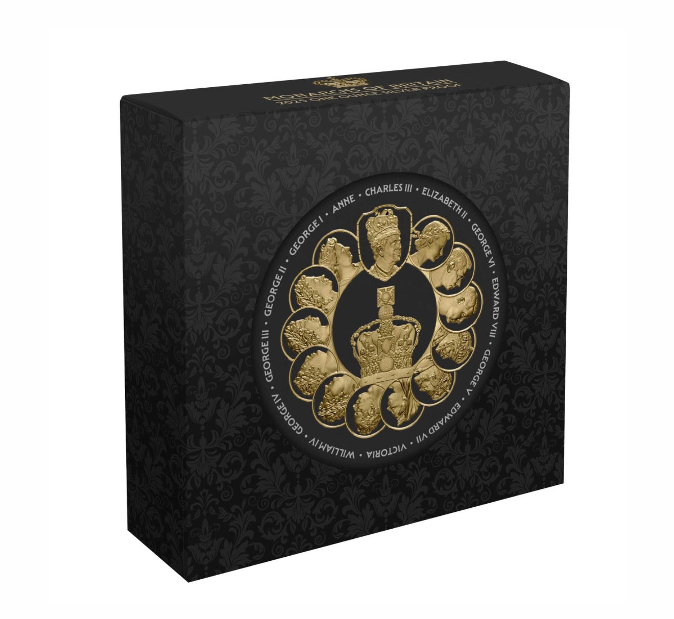 2025 Niue Monarchs of Britain 1oz Silver Proof & 24K Gilded 2-Coin Collection