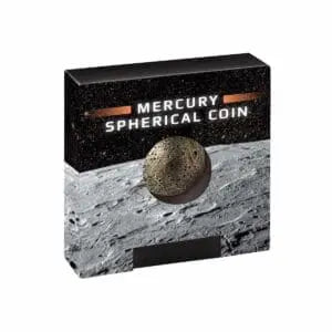 2022 Barbados Planetary Series Mercury Sphere 1oz Silver Antiqued Coin