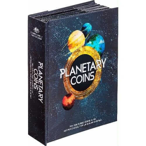 2017 Royal Australian Mint Planetary 10 Coin Complete Set In Pop Up Book