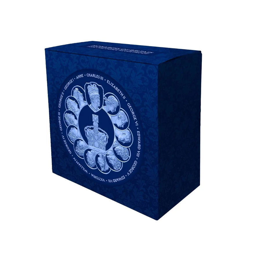 2025 Niue Monarchs of Britain 1oz Silver Proof & 24K Gilded 2-Coin Collection