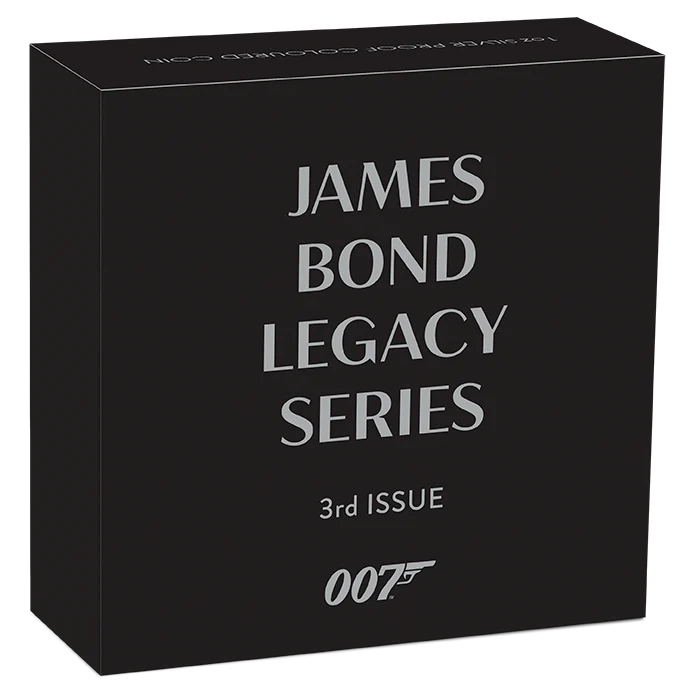 2023 Perth Mint James Bond Legacy Series Timothy Dalton 1oz Silver Proof Coin