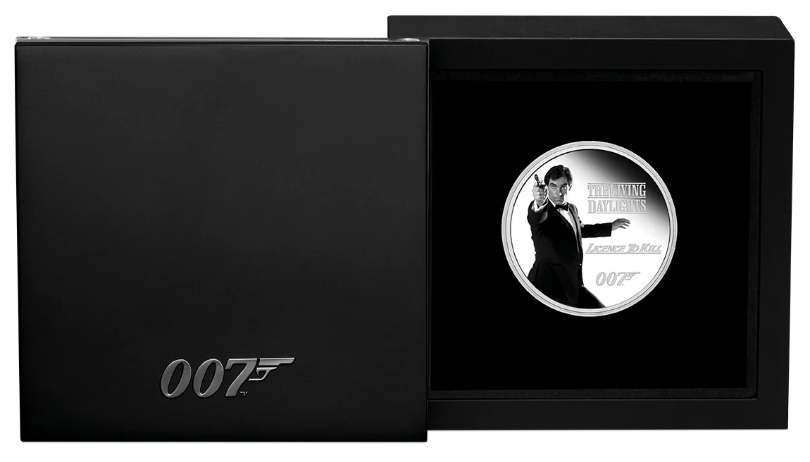 2023 Perth Mint James Bond Legacy Series Timothy Dalton 1oz Silver Proof Coin