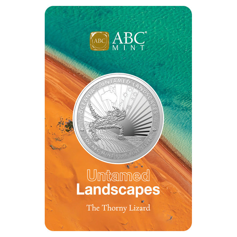 2024 ABC Untamed Landscapes Thorny Lizard 1oz Silver Coin