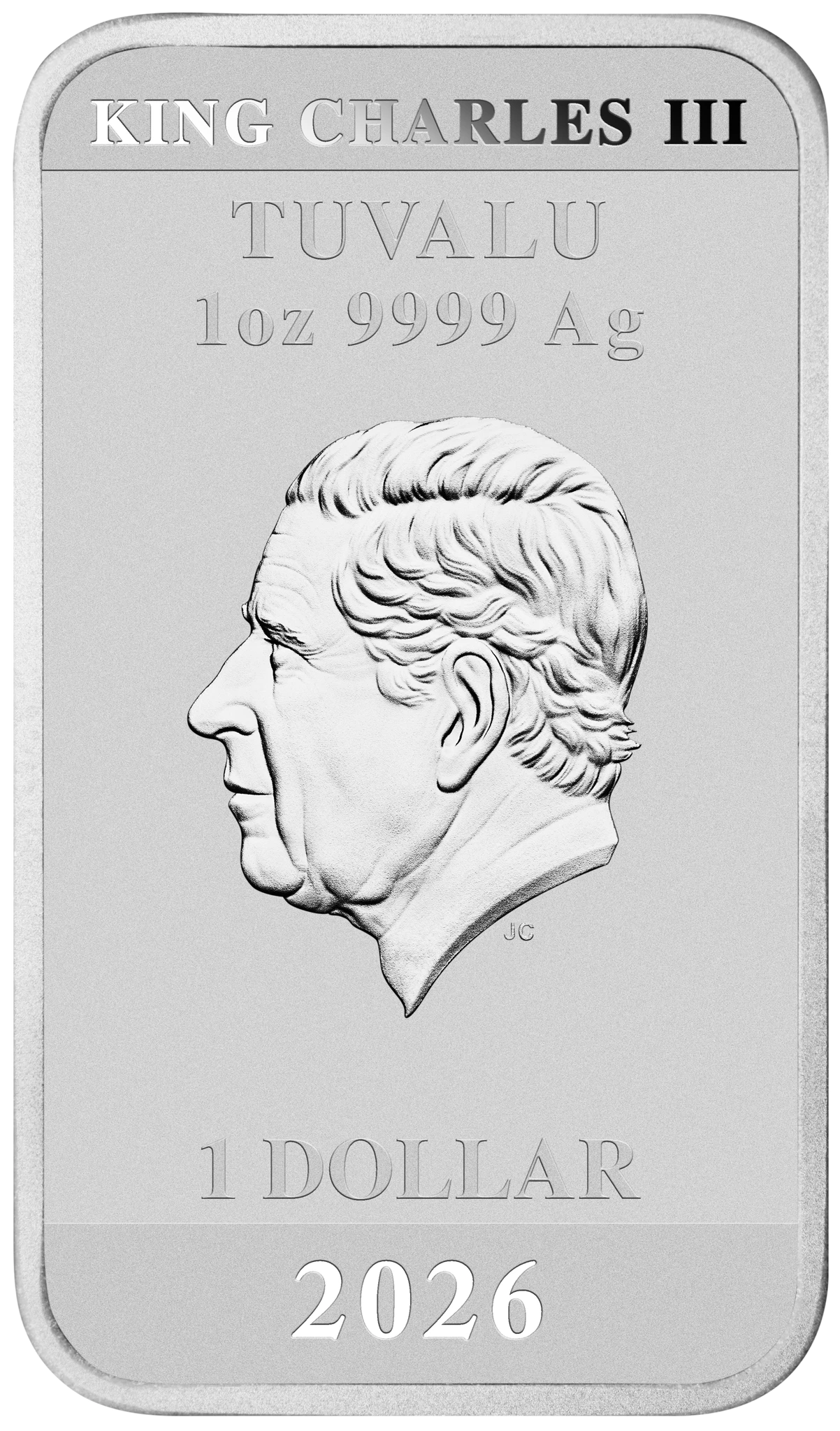 2026 PerthMint Stranger Things - Season 1 1oz Silver Coloured Rectangular Coin