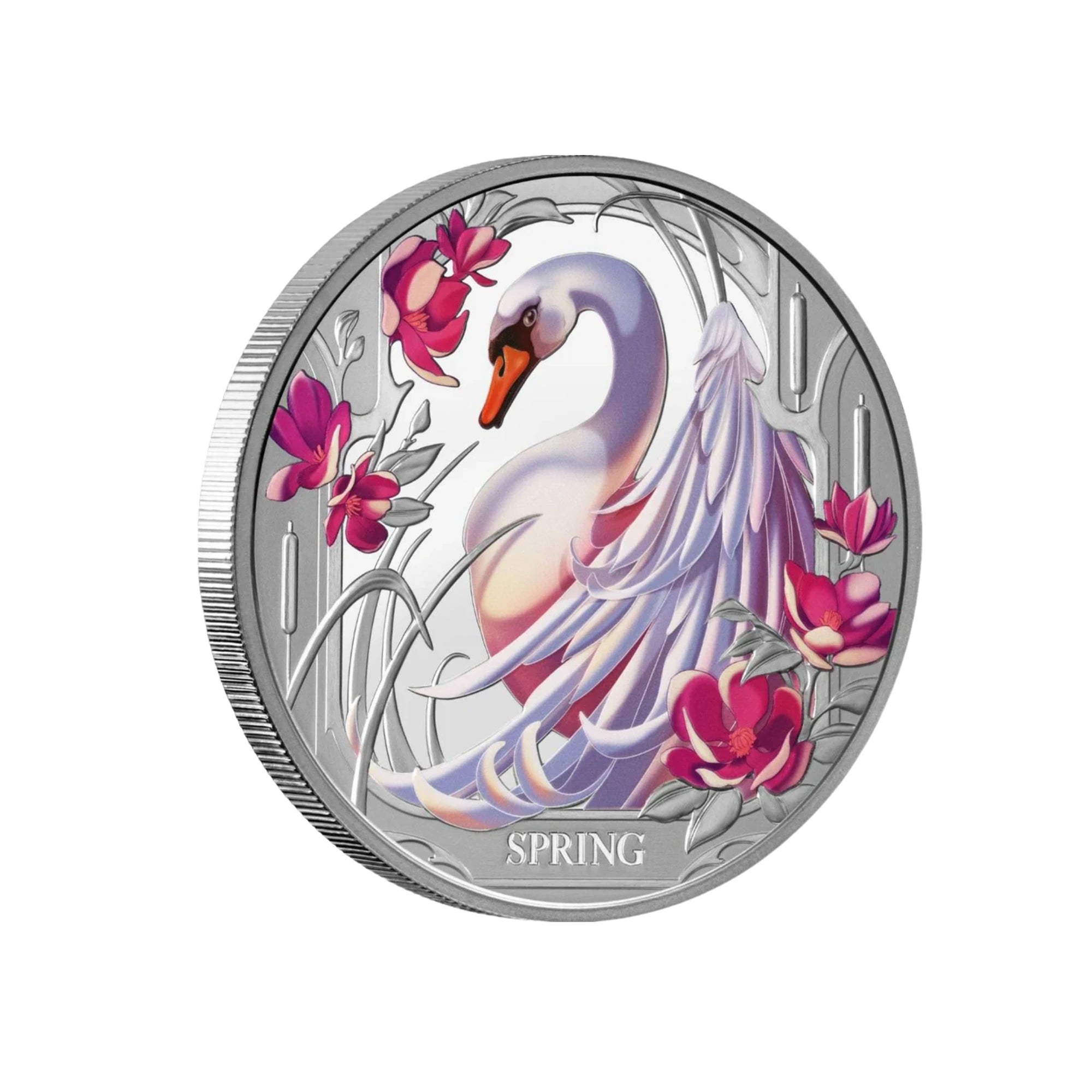 2024 Niue Seasons Spring 1oz Silver Proof Coloured Coin