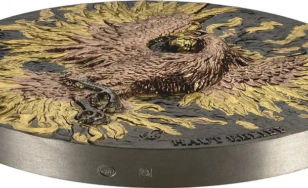 2025 Phoenix Signature 2x5oz Silver High Relief Antiqued Coin - Total 10oz