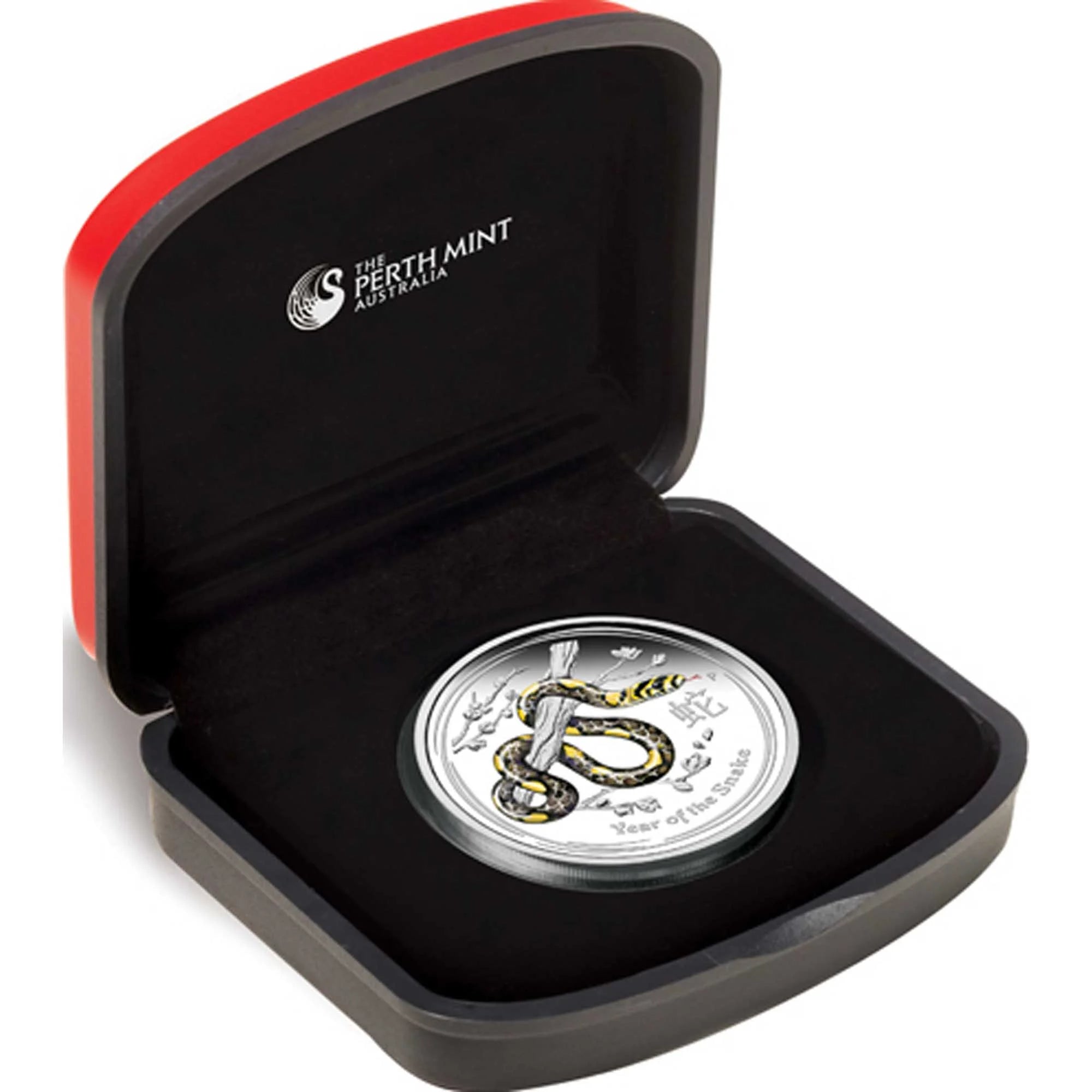 2013 Perth mint Lunar Snake 1oz Silver Proof Coloured Coin