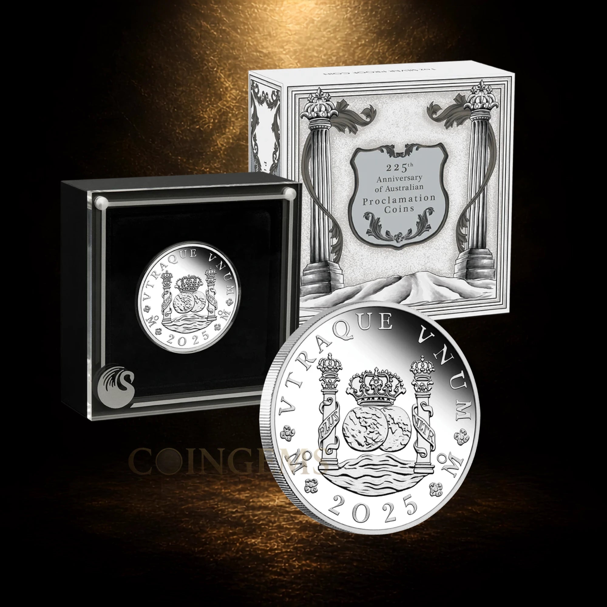 2025 Perth Mint 225th Anniversary Pillar Dollar 1oz Silver Proof Coin