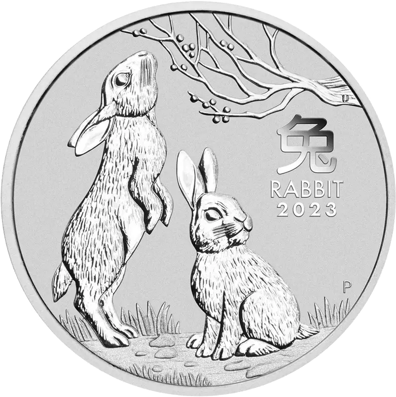 🐇 2023 Perth Mint Lunar Rabbit 1oz Silver Bullion Coin