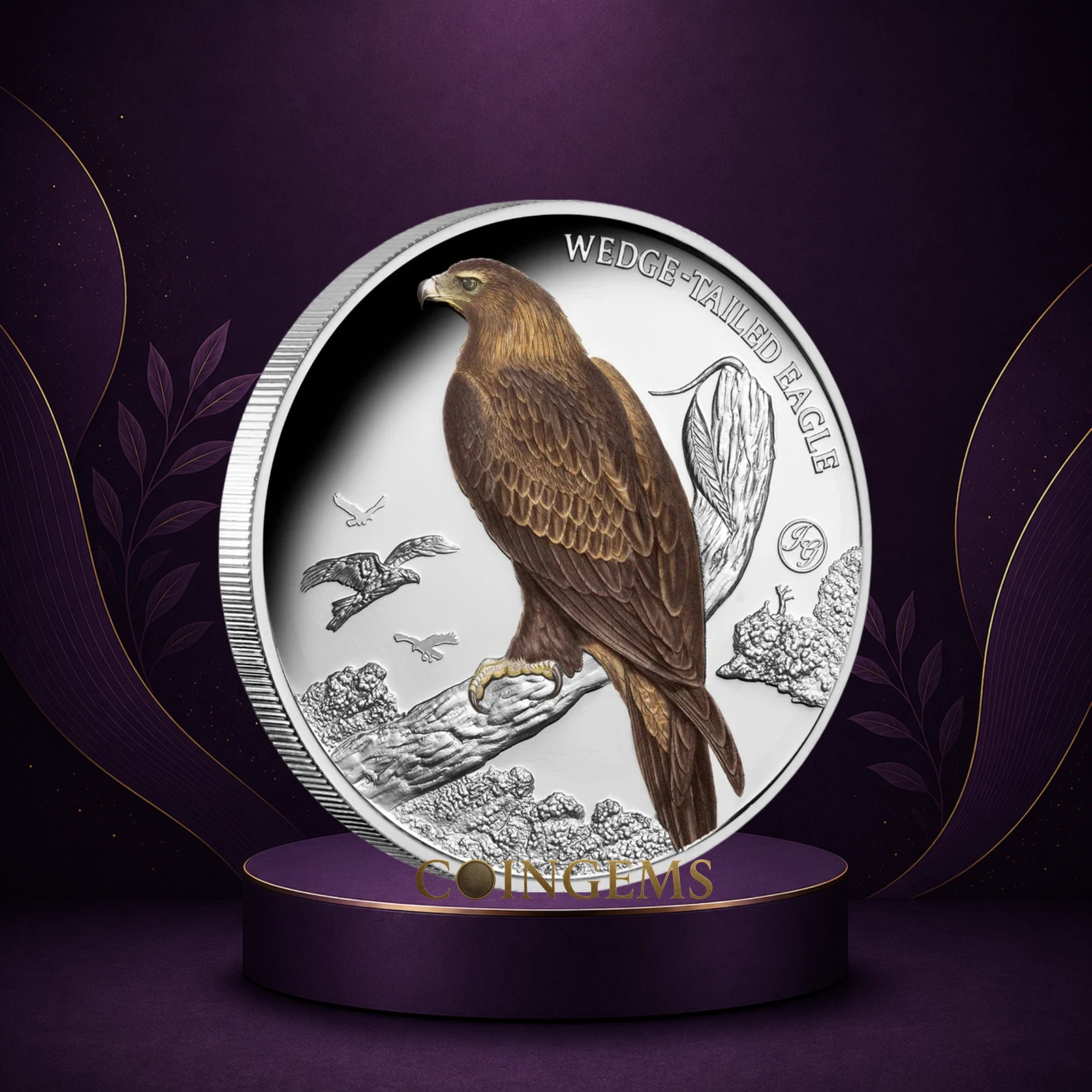 2025 Niue Birds of Australia Wedge-tailed Eagle 1oz Silver Proof Coin