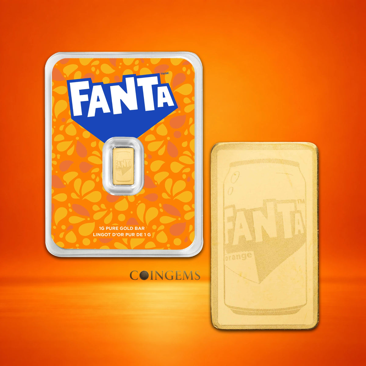 2026 PAMP Fanta 1g Gold Proof-Like Bar