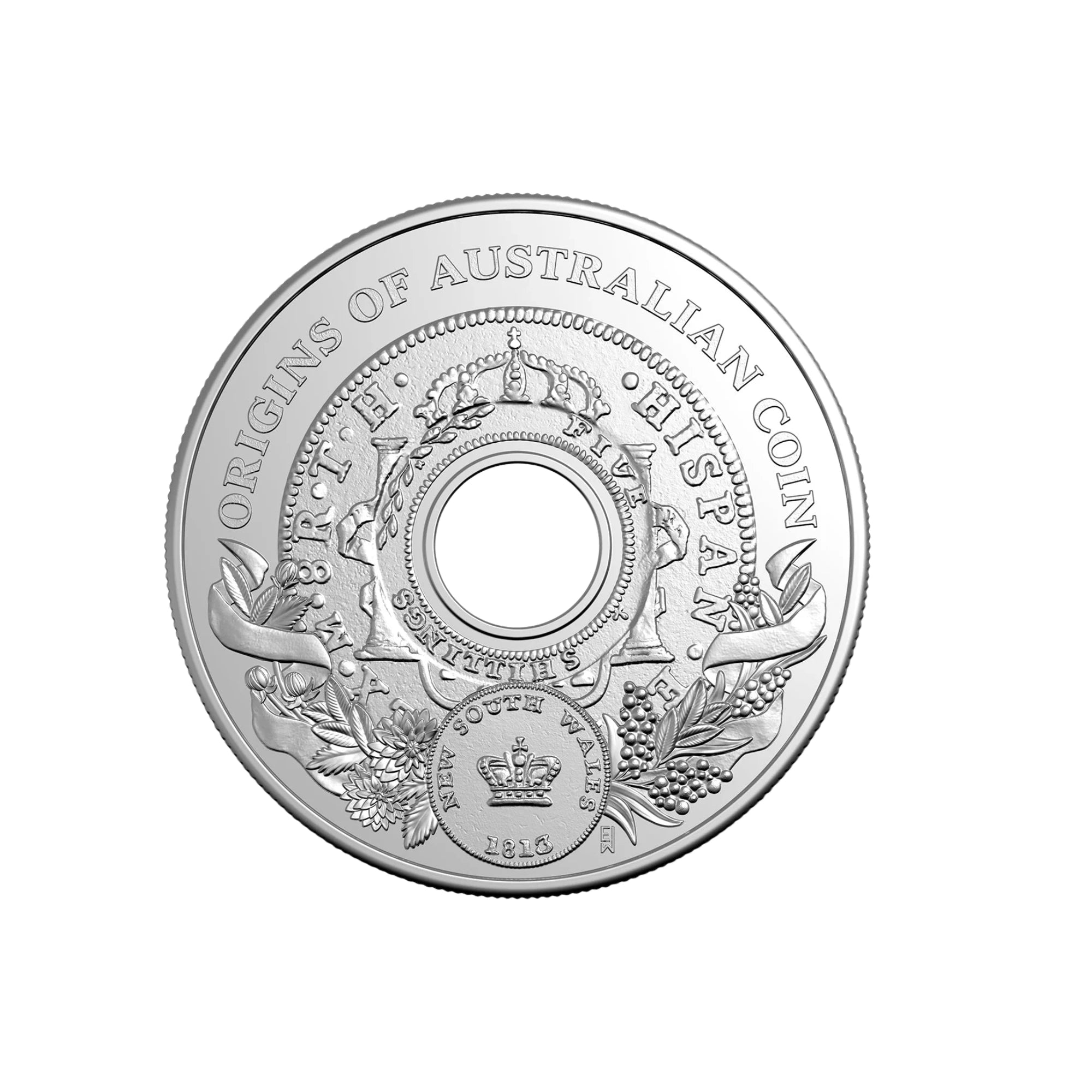 2026 RAM Origins of Australian Holey Dollar $1 UNC Coin