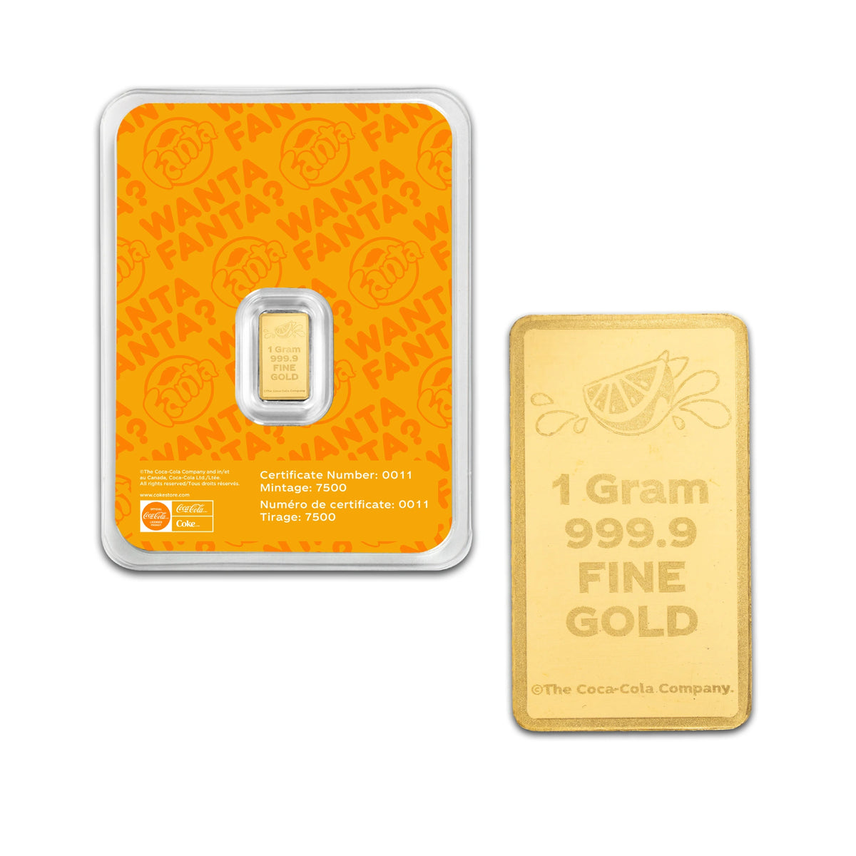 2026 PAMP Fanta 1g Gold Proof-Like Bar