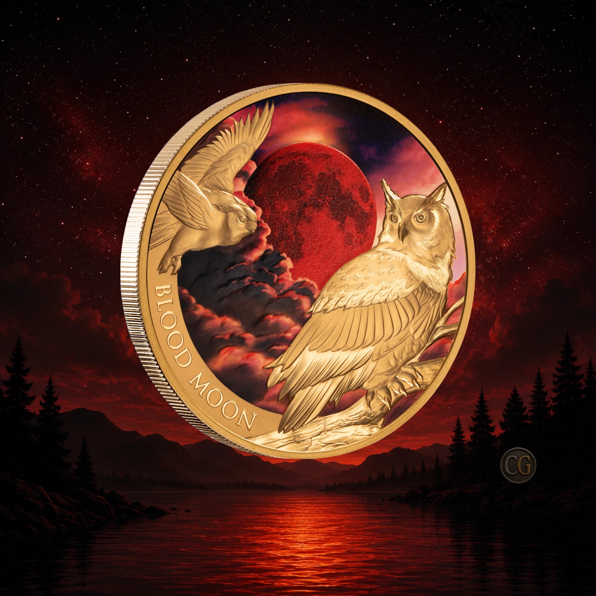 2026 Niue Blood Moon 1oz Gold Proof Coin