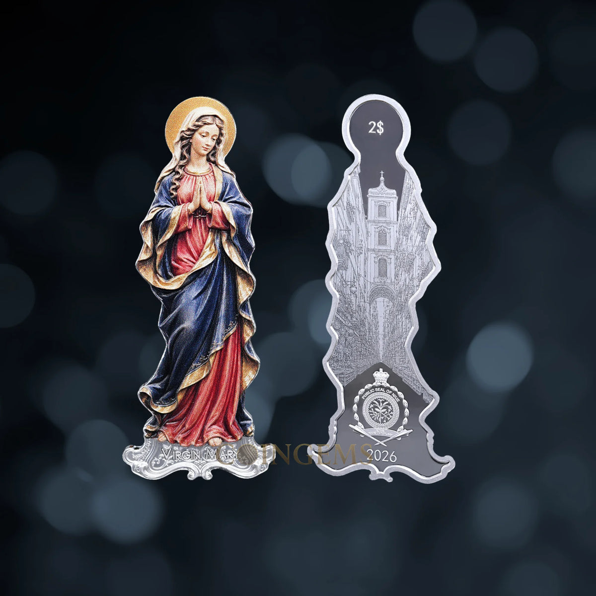 2026 Niue Presepe Virgin Mary 1oz Silver Proof Coin - 150 mintage only