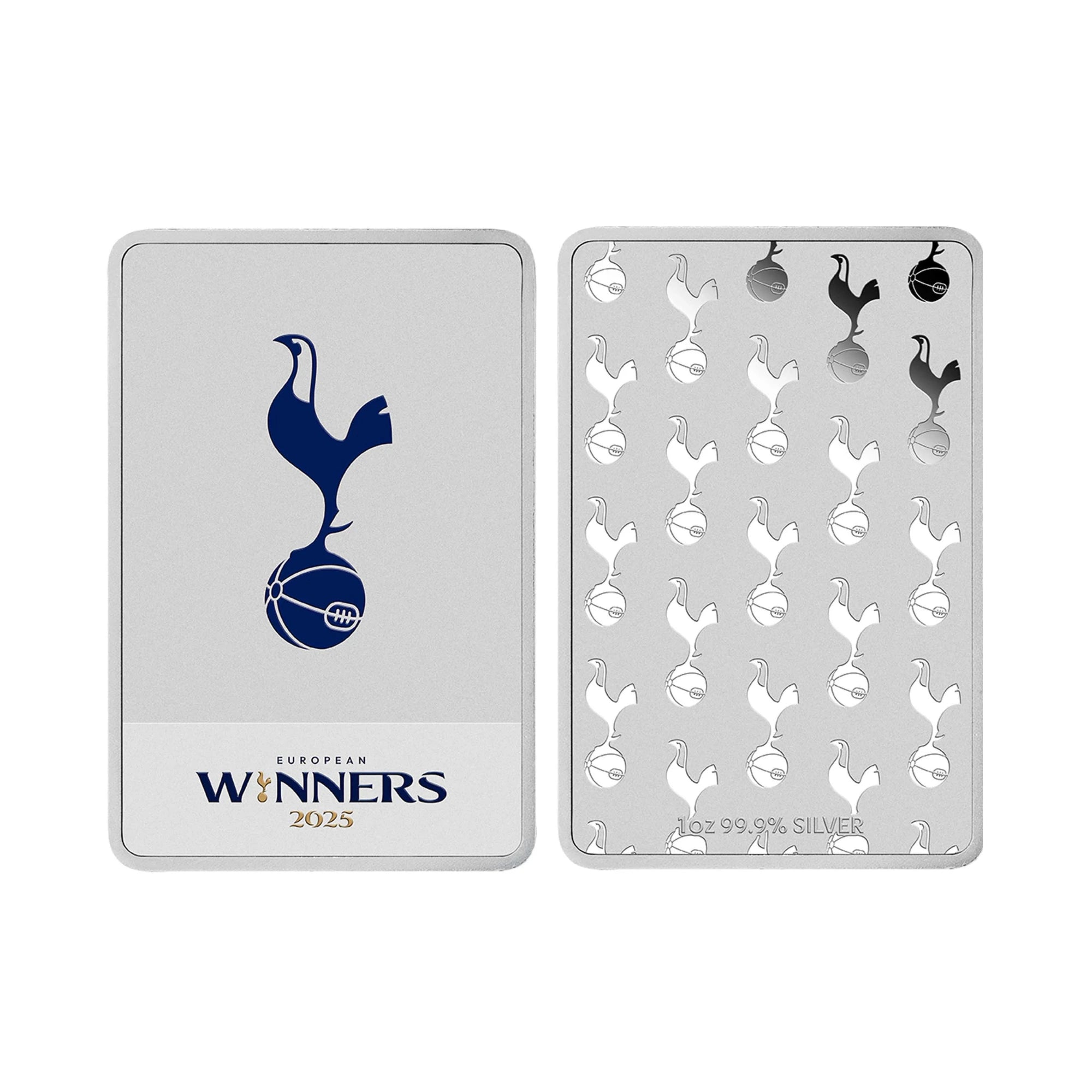 2025 Tottenham Hotspur Europa League Winners 1oz Silver Collectible Bar