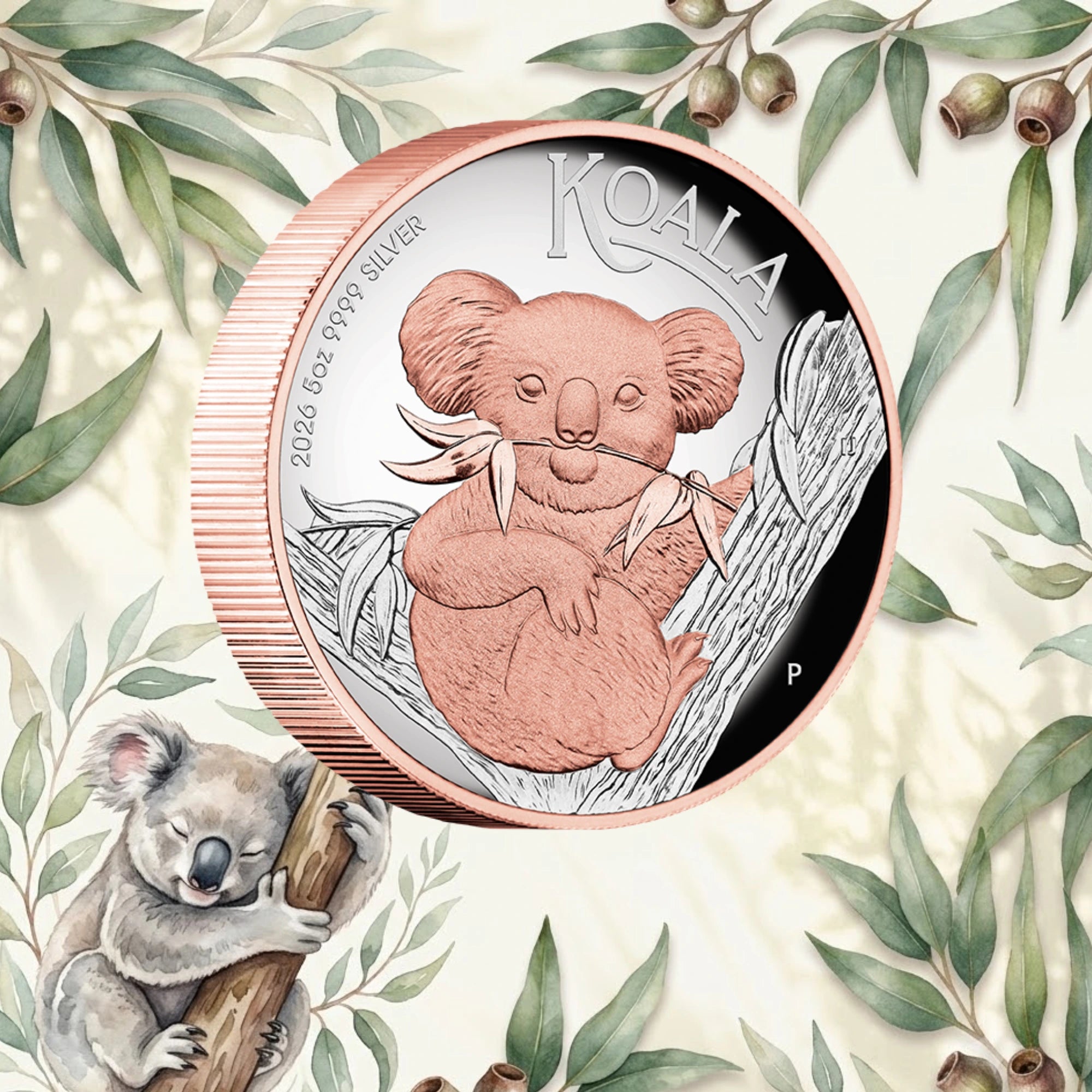 2026 Perth Mint Koala 5oz Silver Proof Coin