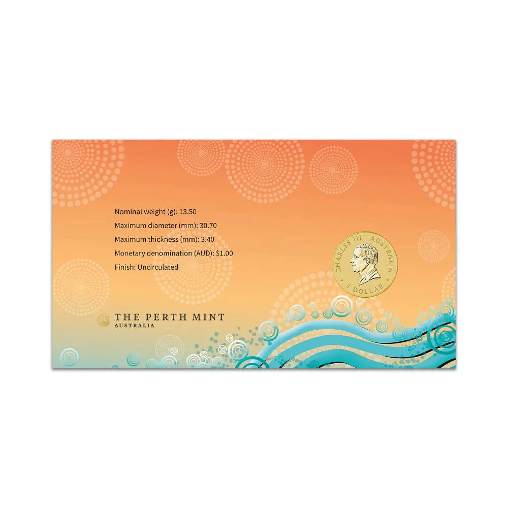 2024 Perth Mint Kalkadoon Dreaming $1 Silver Uncirculated PNC Coin Cover