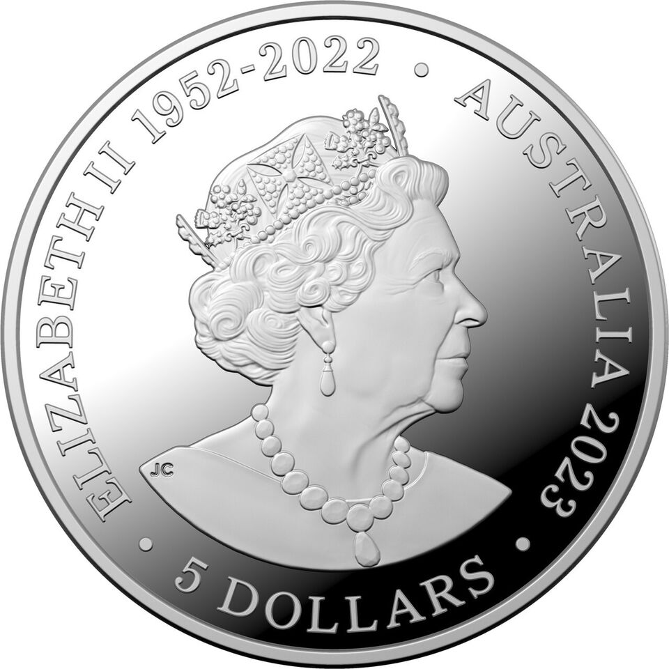 2023 RAM Most Dangerous Desert Scorpion 1oz Silver Coloured Proof Coin.